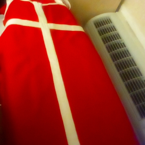 NWOT Brand New! VENUS Red White Criss-cross Back Strap Cocktail Dress - Picture 10 of 10